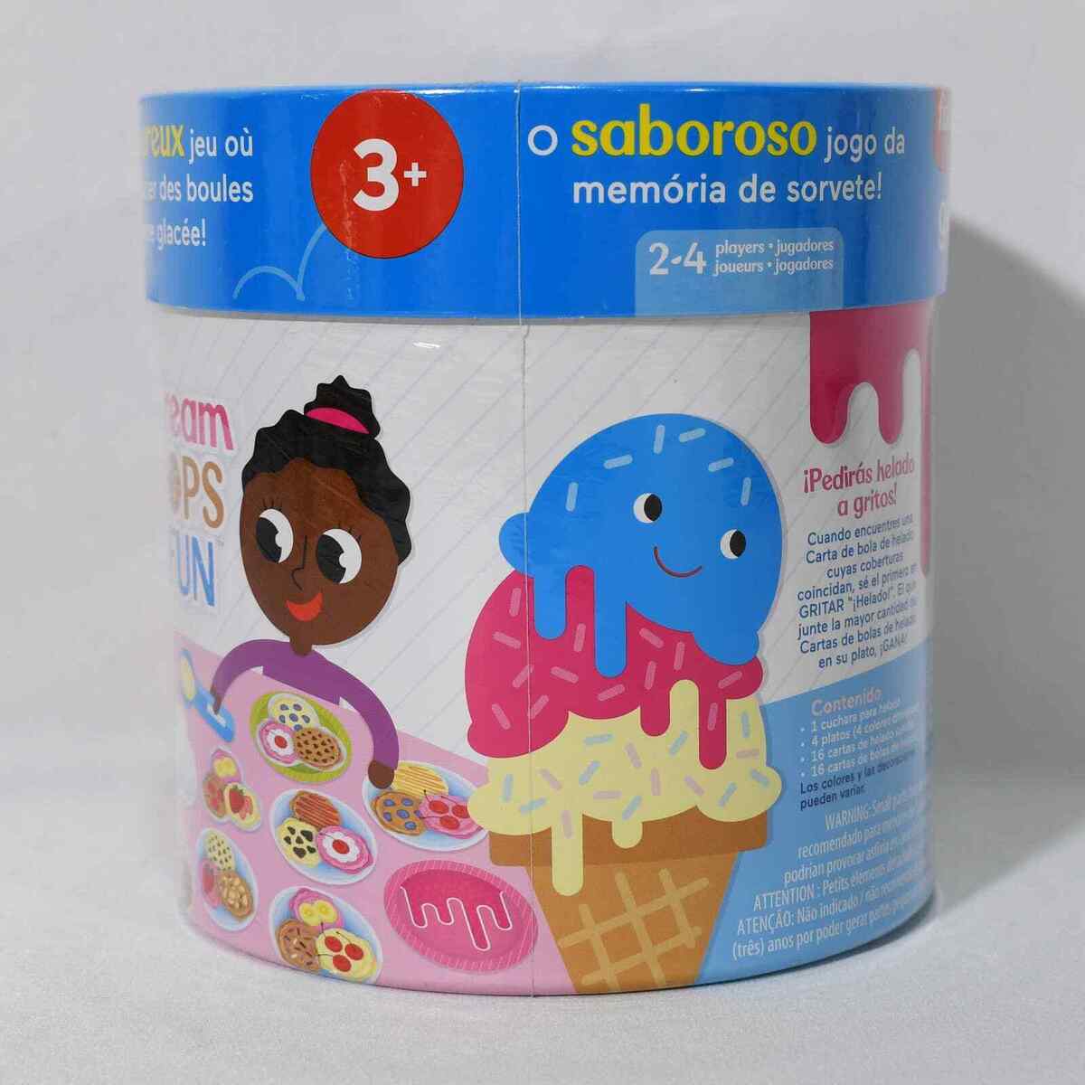 🍨 NEW Fisher-Price Ice Cream Scoops Of Fun Kids Matching Board Game 0422🍦