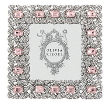 Olivia Riegel ROSE GENEVIEVE 4" x 4" Picture Photo Frame rhinestones