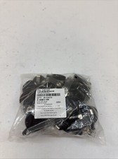 Economy Y487498 25-Pack Premium Retractable ID  Badge Reels w/ Belt Clip Black