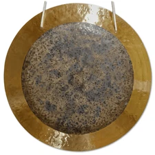 Eclipse Gong by Raven Sounds, Handmade Bronze Wind Gong, Free Mallet