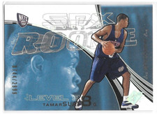 TAMAR SLAY ROOKIE SERIAL /2999 2002-03 SPX 158 NEW JERSEY NETS MARSHALL