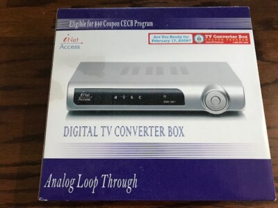 inet access digital tv converter box | eBay
