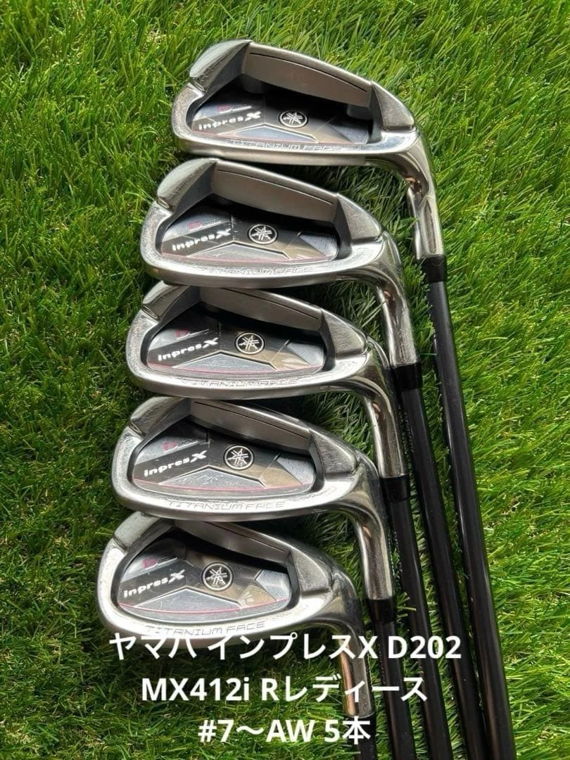 YAMAHA inpres X D BLACK アイアンセット YAMAHA ヤマハ inpres X D BLACK レディース アイアン #6-SW 7本セット