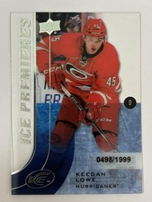 Keegan Lowe 2015-16 Upper Deck Ice #118 #/1999 - Carolina Hurricanes