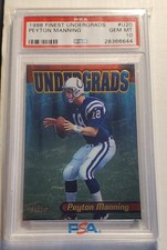 Peyton Manning 1998 Topps Finest Undergrads Rookie RC #U20 PSA 10 GEM MT