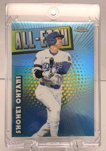 2025 Topps Chrome SHOHEI OHTANI All-Etch BLUE REFRACTOR Color Match Dodgers