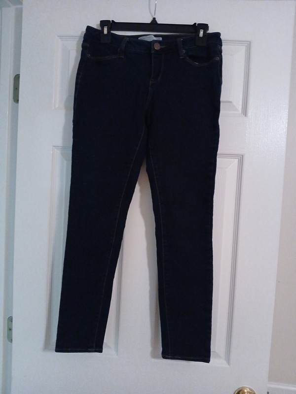 No Boundaries Size 11 Dark Blue Jeans With Tapered Leg