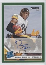 2019 Panini Donruss Rated Rookie Green Auto Benny Snell Jr #335 Auto nd3