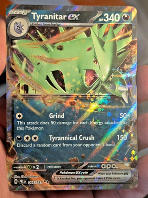 Tyranitar ex - 064/131 - Prismatic Evolutions -  Double Rare - Pack Fresh