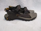 Men's Merrell, Brown Leather, Athletic, Sandals, Shoes, Size, 9