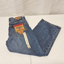 OshKosh B'gosh Loose Fit Jeans Kids Size 7 Blue Denim Adjustable Waist NWT