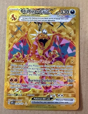 Pokémon Charizard ex 228/197 Obsidian Flames Hyper Rare Full Art
