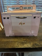 Vintage Little Chef Toy Stove Oven Range Metal Tin Toy 1950s Ohio Art Co