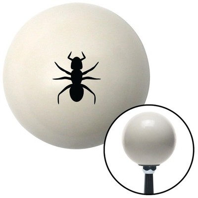 Black Ant Ivory Shift Knob w/ M16x1.5 Insert Shifter Auto Manual Custom Brody