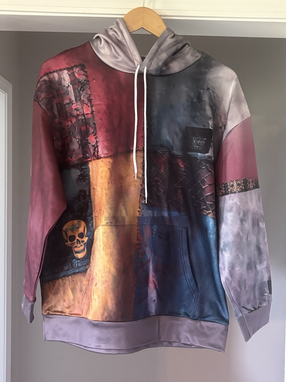 Rare Gothic Pullover Hoodie Unisex Medium cool spooky halloween vibe