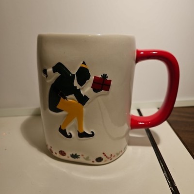 Rae Dunn Buddy The Elf Mug RAISED BY ELVES 20th Anniversary