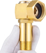Lead-Free Brass Garden Hose Adapter,Hose Reel Parts Fittings,90 Degree Brass  Pa
