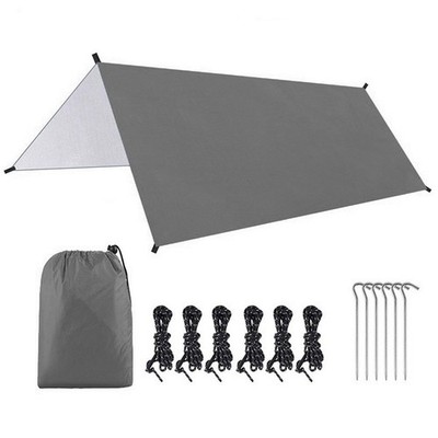 Camping Zelt Plane 300cm wasserdicht Rain Fly mit Nylonseil und Spikes