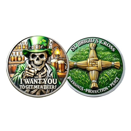 Saint Patrick's Day Memorabilia Irish Heritage Commemorative Coin Uncirculated