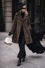 Vintage Persianer Kurzmantel Braun | Elegant A-Line | Gr. 38/40 | 60s 70s