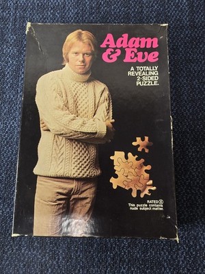 Adam And Eve Totally Revealing Two Sided Puzzle Over 500 Pieces 1972 G2-25-400