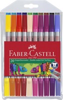 Faber Castell Doppelfasermaler 20Er Etui Standard