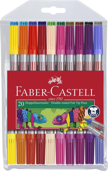 Faber Castell Doppelfasermaler 20Er Etui Standard-image