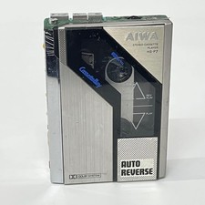 CassetteBoy Stereo Cassette Player AIWA HS-P7 Rare Vintage Used Japan Powers On