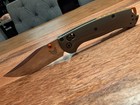 Benchmade Mini Taggedout CPM-S45VN AXIS Lock Knife OD G-10 (3" Satin) 15534 — photo 2