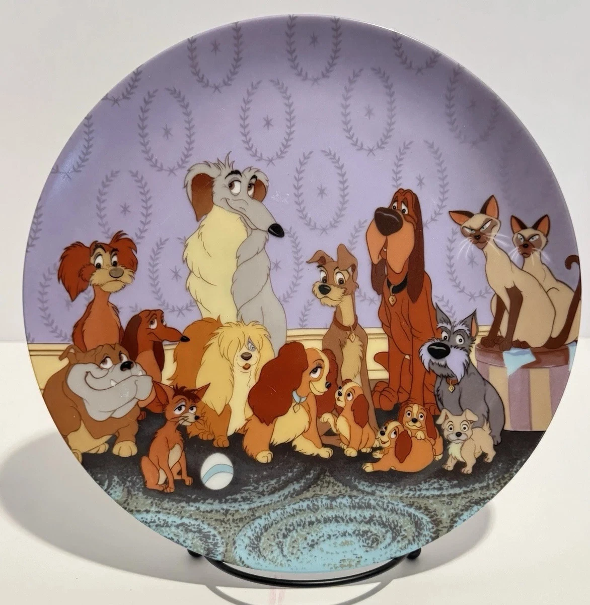 Lady and the Tramp わんわん物語 レリーフプレート Lady and the