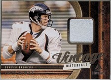 2025 Luminance Football John Elway Vintage Materials Denver Broncos HOF