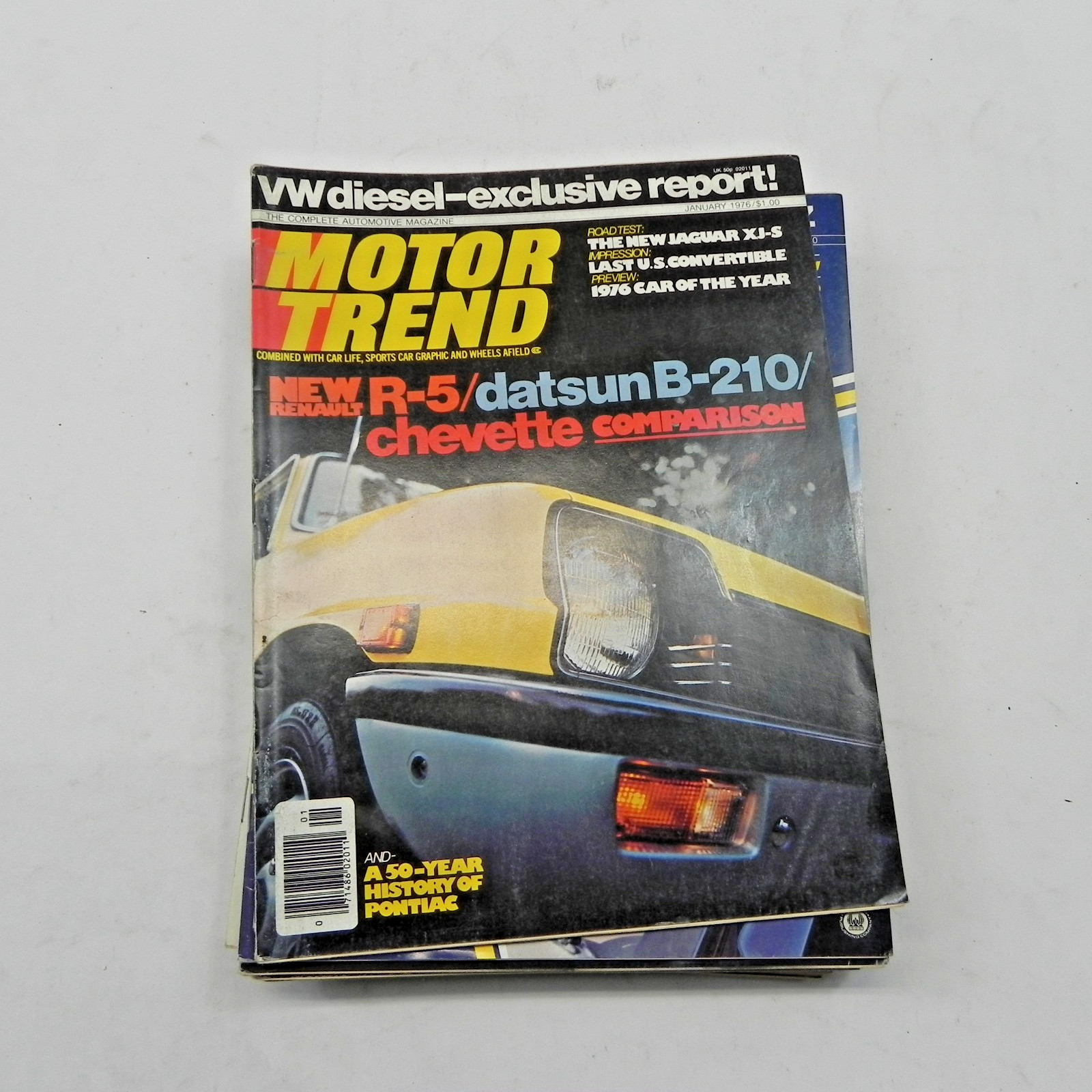 1976 MOTOR TREND MAGAZINE LOT OF 12 ISSUES FULL YEAR RACING PERFORMANCE CARS