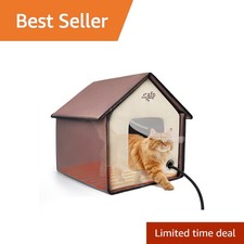 ALL FOR PAWS Heated Cat House