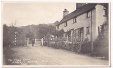The Toll Gate Porlock Motor Road Somerset RPPC Postcard Vowles R Kingsley Tayler
