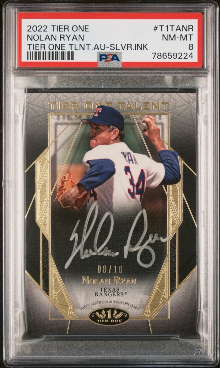 2022 Topps Tier One - Tier One Talent Autographs Nolan Ryan #T1TA