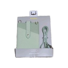 Heyday Cell Phone Cross Body Case Pouch Sleeve 3 Card Holders  Green