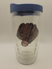 Tervis Tumbler Cup Baseball Glove 16oz Insulated Blue Top
