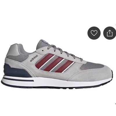 NEW adidas Run 80s Grey Shadow Red Shadow Navy Men s 7