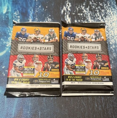 2x Rookies & Stars 2018 Football 10 Card Retail Pack Josh Allen Lamar Jackson RC