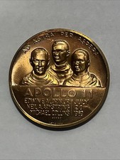 Apollo 11 “First on the Moon” Moon Landing Medal, Ad Astra Per Aspera