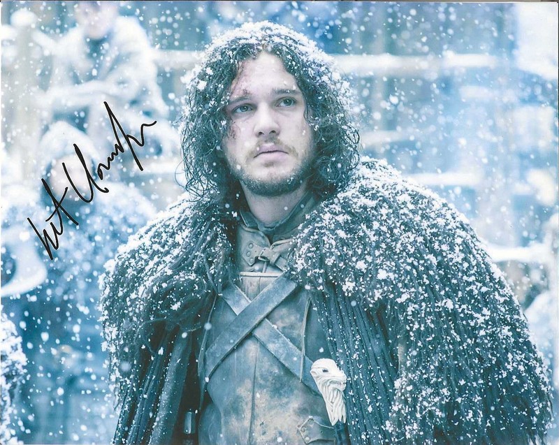 KIT  HARINGTON - Color  8 x 10 - GAME OF THRONES - in Person