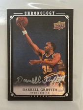 DARRELL GRIFFITH chronology auto nba card