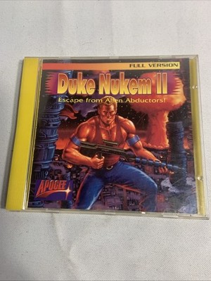 Duke Nukem II PC Game Full Version CD Rom 1994 Vintage Shooter Escape From Alien