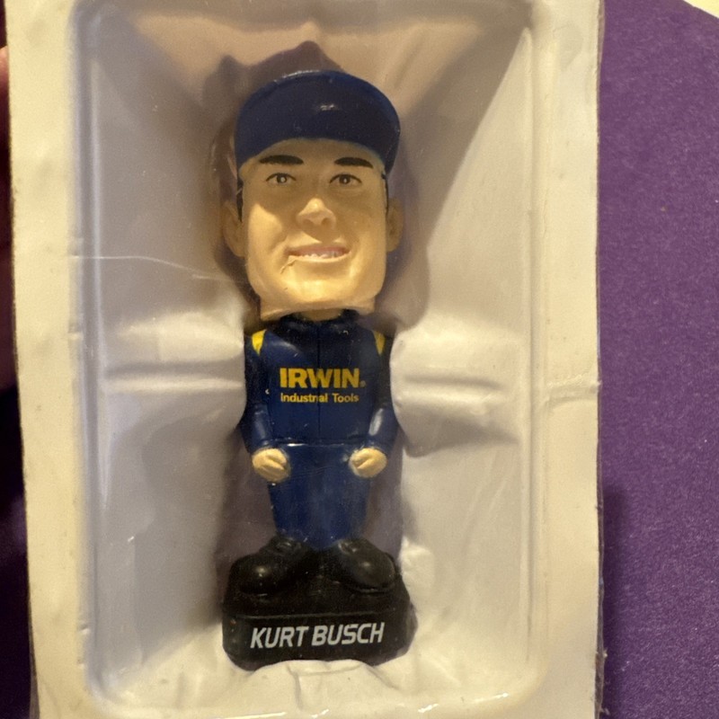 Kurt Busch 3in Mini Bobblehead Irwin