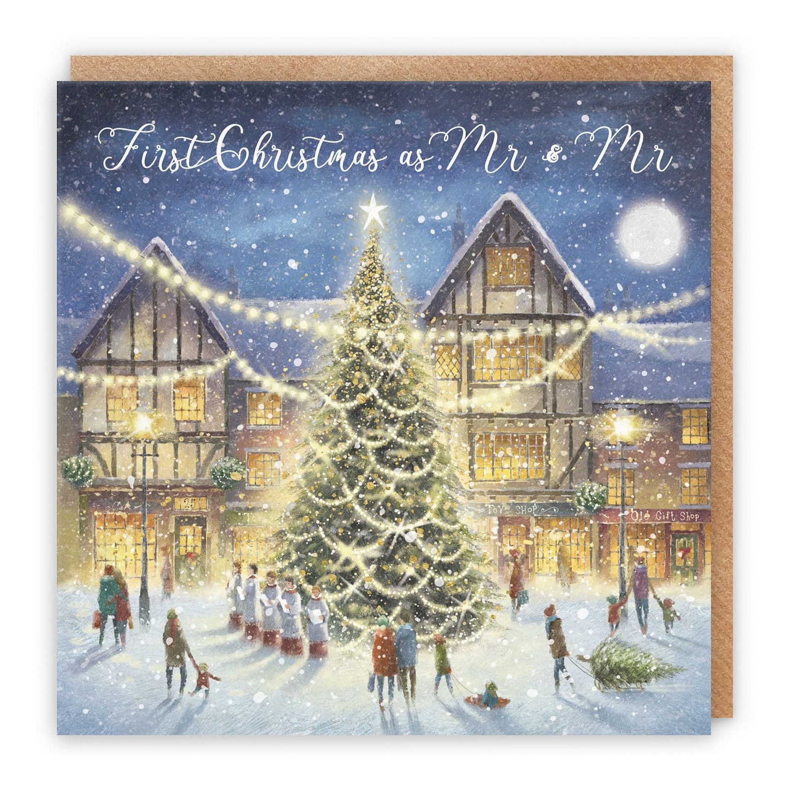 1st Christmas As Mr And Mr Card For Couple 'Christmas Eve' Milo's Gallery