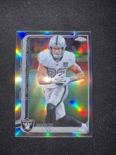 Topps Chrome Brock Bowers Refractor #178 (Miscut, See Description)