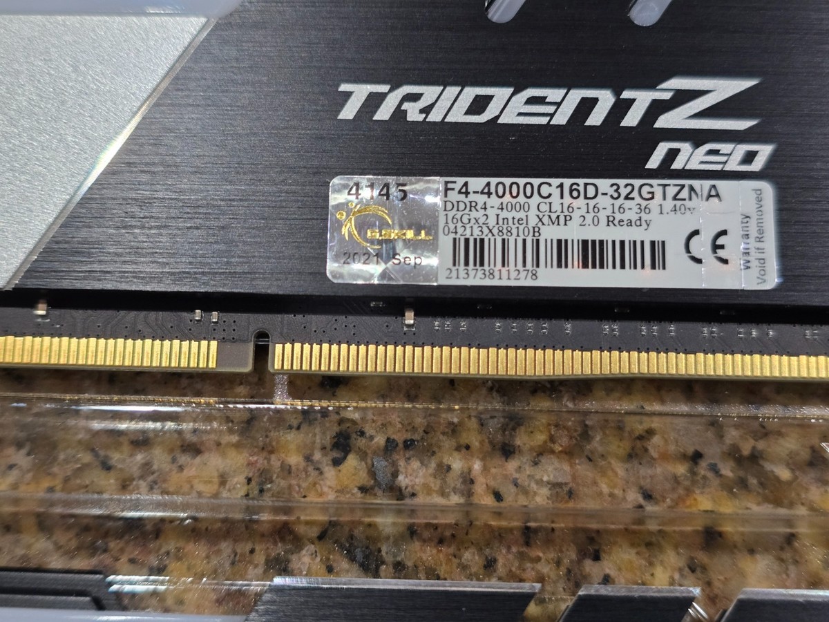 ✓✓ G.SKILL Trident Z NEO RGB 32GB (2x16GB) 4000 MHz (16-16-16-36