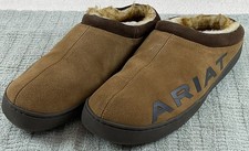 Ariat Logo Hooded Suede Clogs/Slippers/Mules 2844-200 Size 8 Men  s  Nice 