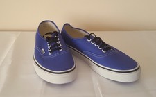 UNISEX VANS AUTHENTIC SPECTRUM PURPLE CANVAS SHOES-NEW IN BOX-RRP £47-ICM103