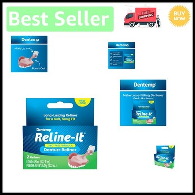 Transform Your Smile with the Reline It Denture Reline Kit - 2 Applications